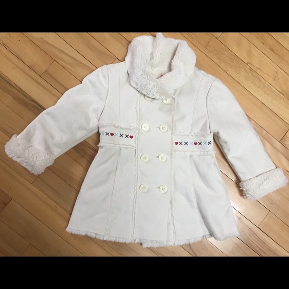 Gymboree Suede Cream Jacket - Picture 1 of 7